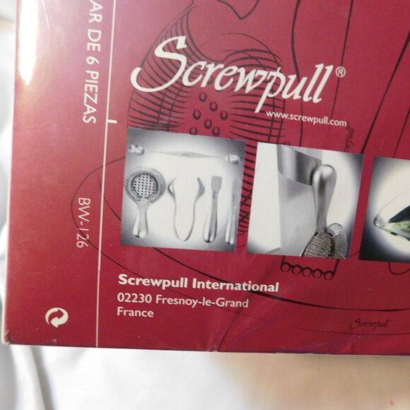 Screwpull Six Piece Bar Set NEW in BOX - Picture 4 of 7